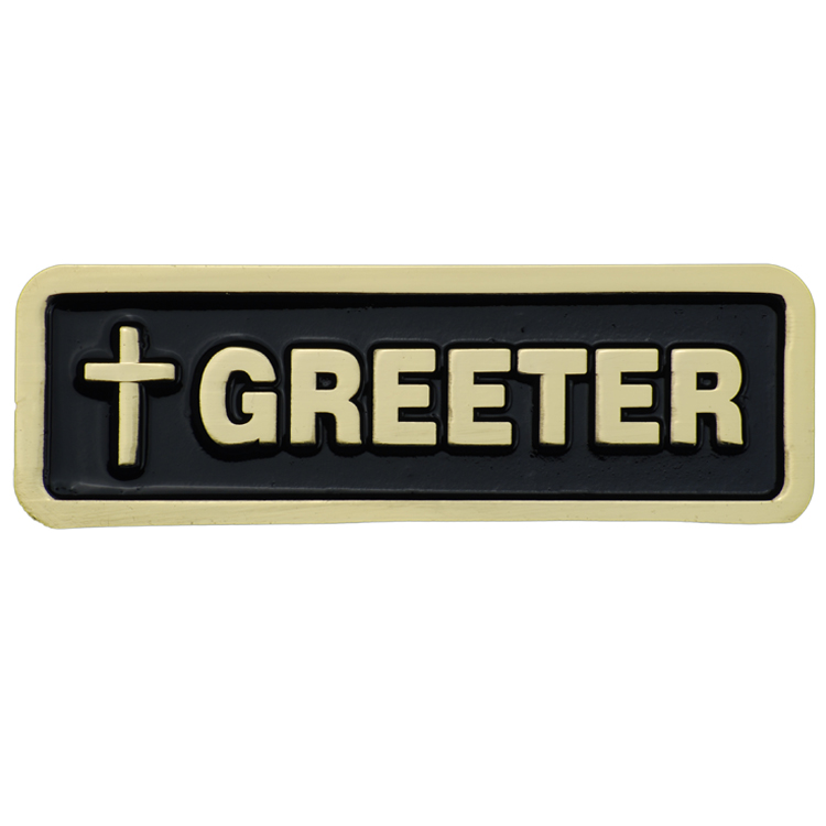 Latin Cross Greeter Badge | Terra Sancta Guild