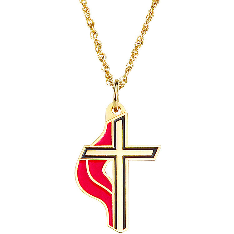 UMC Gold plated Cross & Flame Pendants | Cross and Flame Pendants | UMC ...