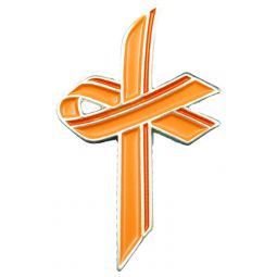 Orange Awareness Cross