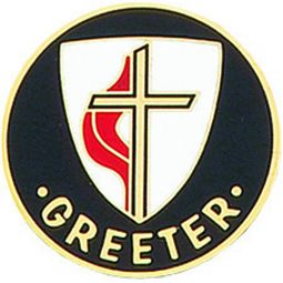 United Methodist Church Greeter Pin