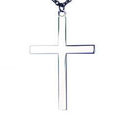 Silver Plated Latin Acolyte Cross