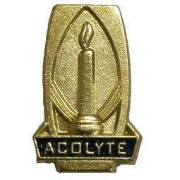 Gold Plated Acolyte Pin