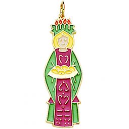 St. Lucia Ornament/Pendant