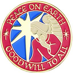 Peace/Goodwill Lapel Pin