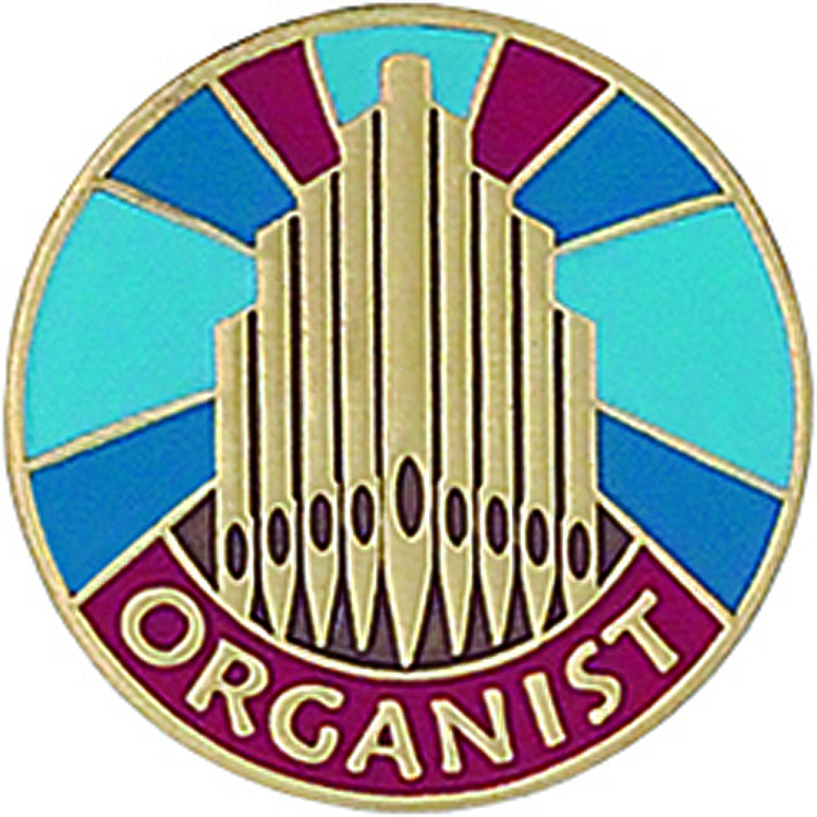 Organist Pin | Organ Pin | Terra Sancta Guild