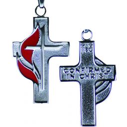 Stainless Steel United Methodist Confirmation Cross