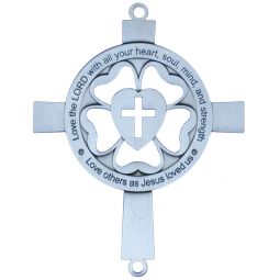 Luther Rose Wall Cross