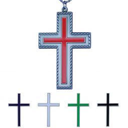 3 5/8" Interchangeable Liturgical Pectoral Latin Cross