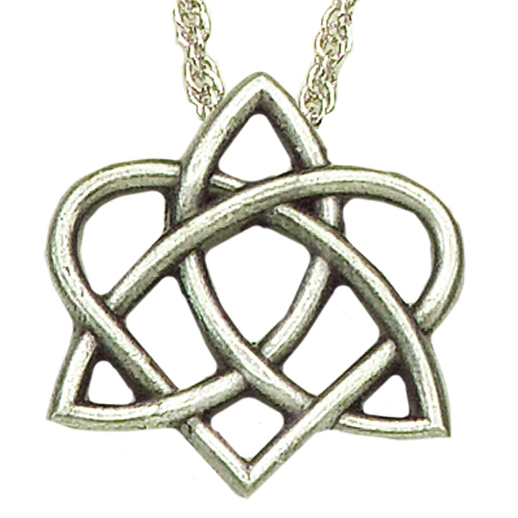 celtic knot trinity heart