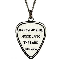 Make A Joyful Noise Guitar Pick Pendant