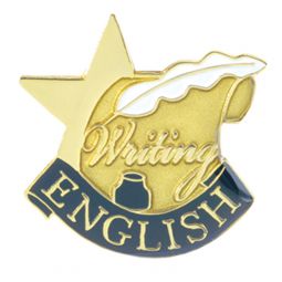 English Writing Pin