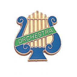 Music Lyre Orchestra Pin
