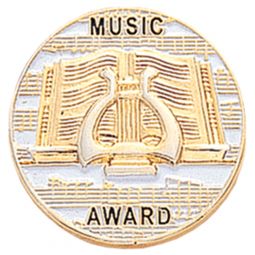 Music Award Pin