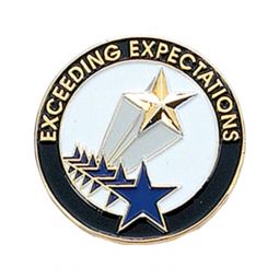 7/8" Exceeding Expectations Pin