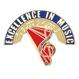 Excellence in Music Pin
