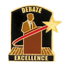 Debate Excellence Pin
