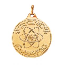 1 1/4" Science Award with Ribbon