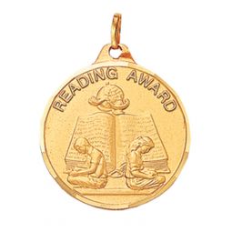 1 1/4" Reading Award with Ribbon