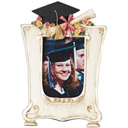Graduation Picture Frame - Female Accent