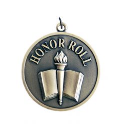 2 1/4" Honor Roll Award with Ribbon