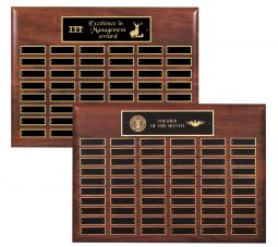 Walnut Perpetual Plaque