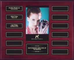 Rosewood Recognition Pocket Plaque- Photo Slot