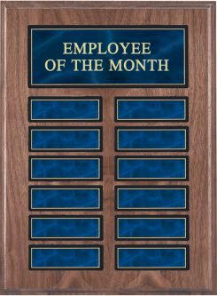 Walnut Recognition Pocket Plaque